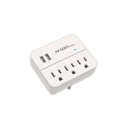 Regleta Argom 3 Outlet & 2 USB 110V ARG-AC-0266WT