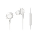 Audífonos Philips Intraauditivos con Micrófono Blanco TAE4105WT