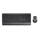 Trust teclado y mouse inalambrico eco en español teclas y botones silenciosos - 24531