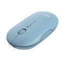 Trust mouse recargable inalambrico silencioso color azul - 24126