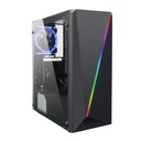 CASE EAGLE WARRIOR METALICO CON LED CG05AKRA001C TAMAÑO W200*L320*H380 MM PANEL FRONTAL ABS + MESH MICRO ATX SLOT 4PCS
