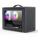 CASE GAMING EAGLE WARRIOR MICRO ATX CG10Z7RA001C FRONTAL MESH VIDRIO TEMPERADO