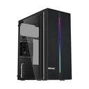 CASE GAMING EAGLE WARRIOR CM26KTRA001C MICRO ATX PANEL LATERAL ACRILICO BLACK USB 2.0*2 + HD AUDIO + FUENTE DE PODER 600W