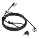 Candado para Laptop Lenovo Twin Head Nano/MS 2.0 Negro 4XE1B81919