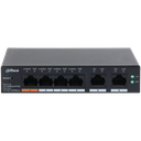 Dahua conmutador 6 puertos con 4 puertos PoE- DH-CS4006-4ET-60- 1.0.01.20.11246-9002