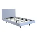 Cama Individual Barcelona Design Aurora Twin Gris Clara TWIN-BH-LG
