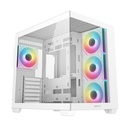 CASE DEEPCOOL CG530 4F WH TORRE MEDIA PLASTICO Y ACERO 3 ABANICOS LATERALES Y 1 ABANICO TRASERO R-CG530-WHADA4-G-1