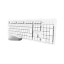 Trust ODY II teclado y raton inalámbricos y silenciosos blanco - 25467