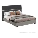 Cama Queen Barcelona Design Terrassa con Luz LED Gris/Grafito/Negro SB189BQ-GREY