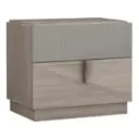 Mesa de Noche Barcelona Design Bages Beige/Gris RB139NE-BG