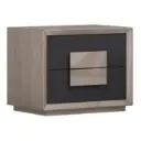 Mesa de Noche Barcelona Design Sabadell Beige/Grafito RB857NE-BG