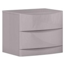 Mesa de Noche Barcelona Design Cataluña Gris SB325NE-GREY