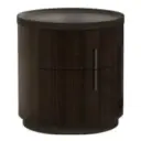 Mesa de Noche Barcelona Design Llobregat Roble/Marron RB153NE-BK