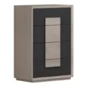 Cómoda Barcelona Design Sabadell 4 Cajones Beige/Grafito RB857CA-BG