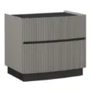 Mesa de Noche Barcelona Design Terrassa Derecha Gris/Grafito BN/SB189NE-R