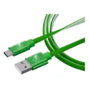 Cable USB-A a USB-C American Electric 1mt Alimentación/Transferencia Verde JF-2TAC