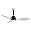 Ventilador de Techo American Electric Noto 48″ Luz LED 18W Negro/Blanco 310W-WT