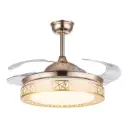 Ventilador de Techo American Electric Cecias 42″ Luz LED 36W Dorado 413-GD