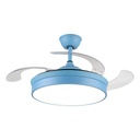 Ventilador de Techo American Electric Anemoi 52″ Luz LED 36W Azul 500YY-BL