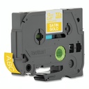 CINTA BROTHER TZEMQ835 BLANCO SOBRE DORADO DE 12MM PARA P-TOUCH 5M