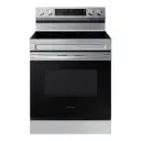 Cocina Eléctrica Samsung 30" Wi-Fi 5 Quemadores Plateada NE63F6311SR/AP