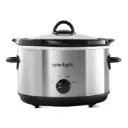 Olla de Cocimiento Lento Crock-Pot 4.7Lts Plateada SCR450-S