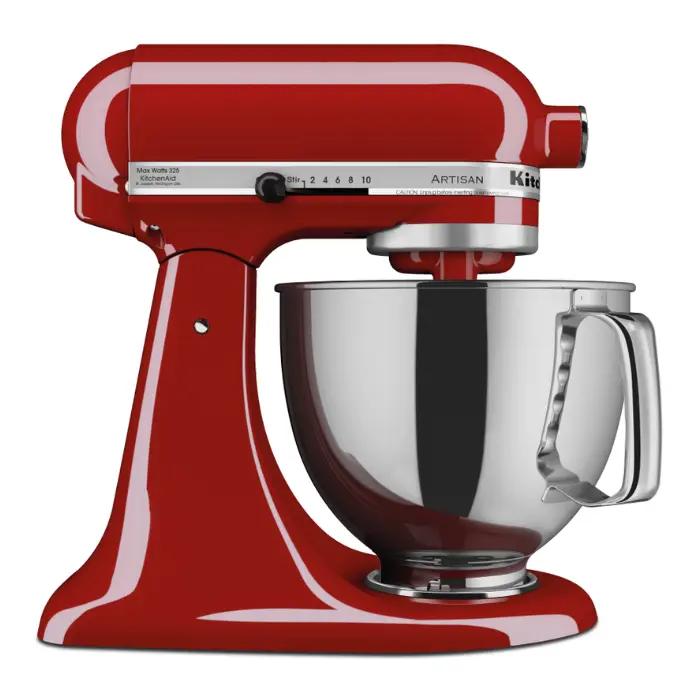 Batidora de Pedestal KitchenAid Deluxe 4.7L Cabezal Inclinable Roja KSM97ER