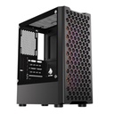 CASE RGB EAGLE WARRIOR CG06Z5RA002C MID TOWER VENTILADORES 3 DE 120MM CON VIDRIO LATERAL Y MALLA FRONTAL