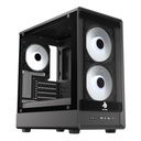 CASE EAGLE WARRIOR CG02AMRA001C TORRE PEQUEÑA CON 2 ABANICOS CON VIDRIO LATERAL