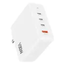 Adaptador de Corriente MyBat Pro 100W GaN 4 Puertos USB-C/USB-A Blanco RCGTRAC34PW
