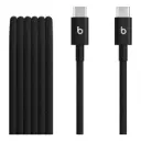 Cable de Carga Apple Beats USB-C a USB-C 1.5mts Bolt Black MDGA4LL/A
