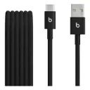 Cable de Carga Apple Beats USB-C a USB-A 1.5mts Bolt Black MDGG4LL/A