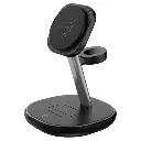 Base De Carga Inalámbrica AmpEnergy MagStance 3 en 1 Negra ACGWIRC18BK