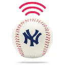 Nima Parlante Bluetooth En Forma De Pelota De Béisbol Licencia Oficial De La MLB-New York Yankees NIMABTSPKR-YANKEES