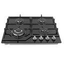 Midea estufa empotrable a gas 24" vidrio color negro MTGB24R3402GG