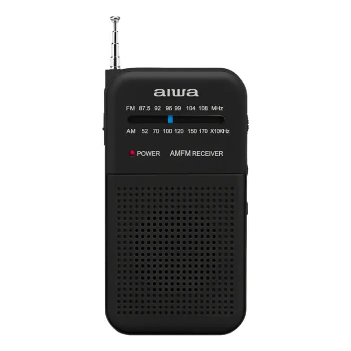 Radio Analógico Aiwa Portátil FM Negro AWFML1