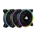 ABANICOS ARGB EAGLE WARRIOR FCF2L3W5007C 3X120MM W/6 PIN CONTROL BOX