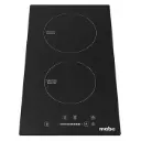 Plantilla de Inducción Empotrable Mabe 30cm 2 Quemadores Negra PM302I0