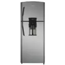 Refrigeradora Automática Atlas Top Mount 14p³ Dispensador de Agua Plateada RTP400FJNL