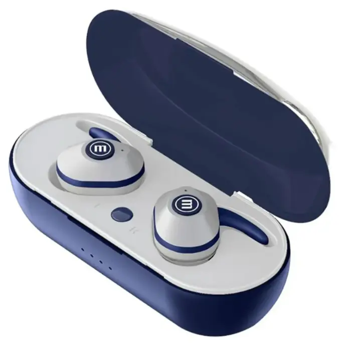 Audífonos Inalámbricos Maxell True Wireless Mini Duo Special Azul-Blanco 348579