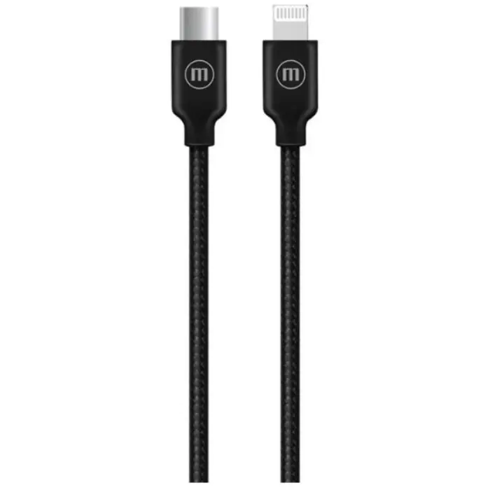 Cable Maxell USB-C a Lightning Negro 348589
