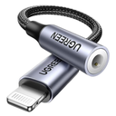 CABLE DE EXTENSIÓN UGREEN US211 LIGHTNING MACHO A HEMBRA REDONDO 10CM 30756