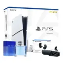 Combo Consola PlayStation 5 Slim 1TB Formato Disco + Audífonos Inalámbricos Sony PlayStation 5 Pulse Explore Midnight Black