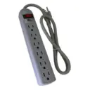 Regleta 6 Tomas Con Luz Piloto DF-YY-6CXB