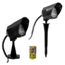 Lámpara LED Con Estaca Para Exterior Luz Cálida GZHW-BK-WW
