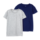 Camiseta bolsillo liso