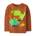 Camiseta manga larga dinos y palmera