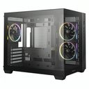 CASE DEEPCOOL G330 3F MID TOWER VENTILADORES 3 DE 120MM CON PANEL FRONTAL Y LATERAL R-CG330-BKNGM3-G