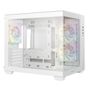 CASE DEEPCOOL G330 3F WH MID TOWER VENTILADORES 3 DE 120MM CON PANEL FRONTAL Y LATERAL R-CG330-WHNGM3-G