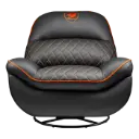 Sillón Gamer Cougar Overlord Reclinable Negro/Naranja 3MOVLORB.0001
